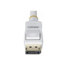 StarTech.com Cavo DisplayPort 1.2 certificato VESA bianco da 3 m con chiusure - Cavo DisplayPort - DisplayPort (M)