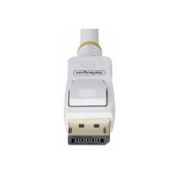 StarTech.com Cavo DisplayPort 1.2 certificato VESA bianco da 3 m con chiusure - Cavo DisplayPort - DisplayPort (M)