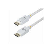StarTech.com 6ft White VESA Certified DisplayPort 1.2 Cable with Latches - Cavo DisplayPort - DisplayPort (M)