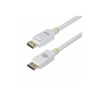 StarTech.com 6ft White VESA Certified DisplayPort 1.2 Cable with Latches - Cavo DisplayPort - DisplayPort (M)