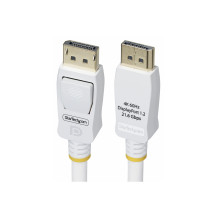 StarTech.com 6ft White VESA Certified DisplayPort 1.2 Cable with Latches - Cavo DisplayPort - DisplayPort (M)