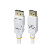 StarTech.com 6ft White VESA Certified DisplayPort 1.2 Cable with Latches - Cavo DisplayPort - DisplayPort (M)