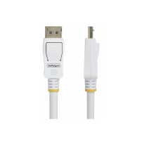 StarTech.com 6ft White VESA Certified DisplayPort 1.2 Cable with Latches - Cavo DisplayPort - DisplayPort (M)