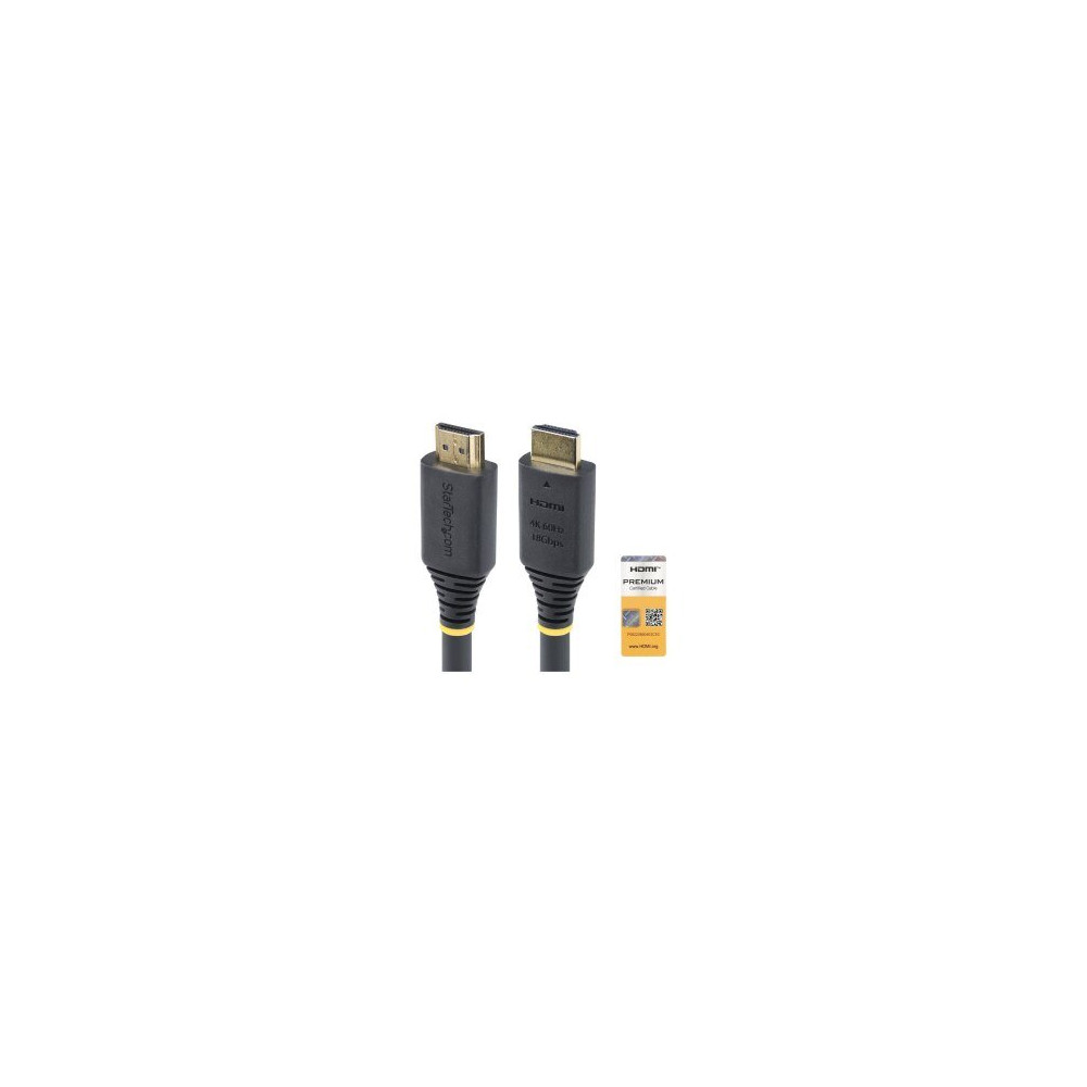 StarTech.com Cavo HDMI Premium certificato ad alta velocità da 1,5 m (4,9 piedi), 4K60Hz