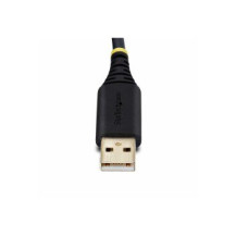 StarTech.com Cavo adattatore seriale USB a null modem da 2 m, FTDI, RS232 - Cavo USB / seriale - USB (M)