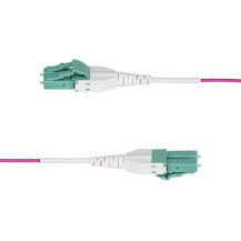 StarTech.com 10m (33ft) LC/LC (UPC) OM4 Multimode Fiber Optic Cable, OFNR - Patch-Kabel - ├¿ stata ripetuta per mancanza di un t