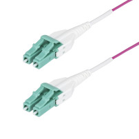 StarTech.com 30m (98.4ft) LC/LC (UPC) OM4 Multimode Fiber Optic Cable - Patch-Kabel - ├¿ stata ripetuta per mancanza di un testo