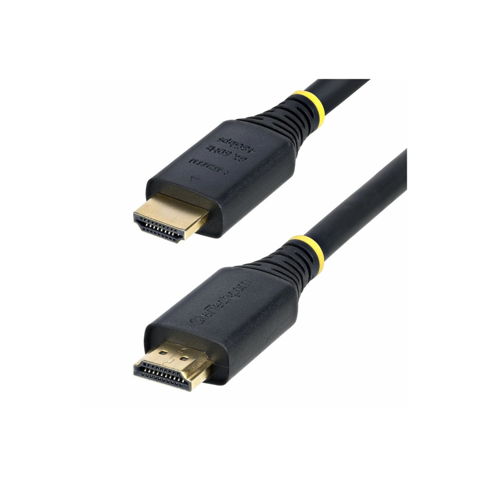 StarTech.com Ultra Alta Velocit├á - Cavo HDMI - HDMI maschile a HDMI maschile - 5 m - schermato - Nero - passivo, supporto per 4