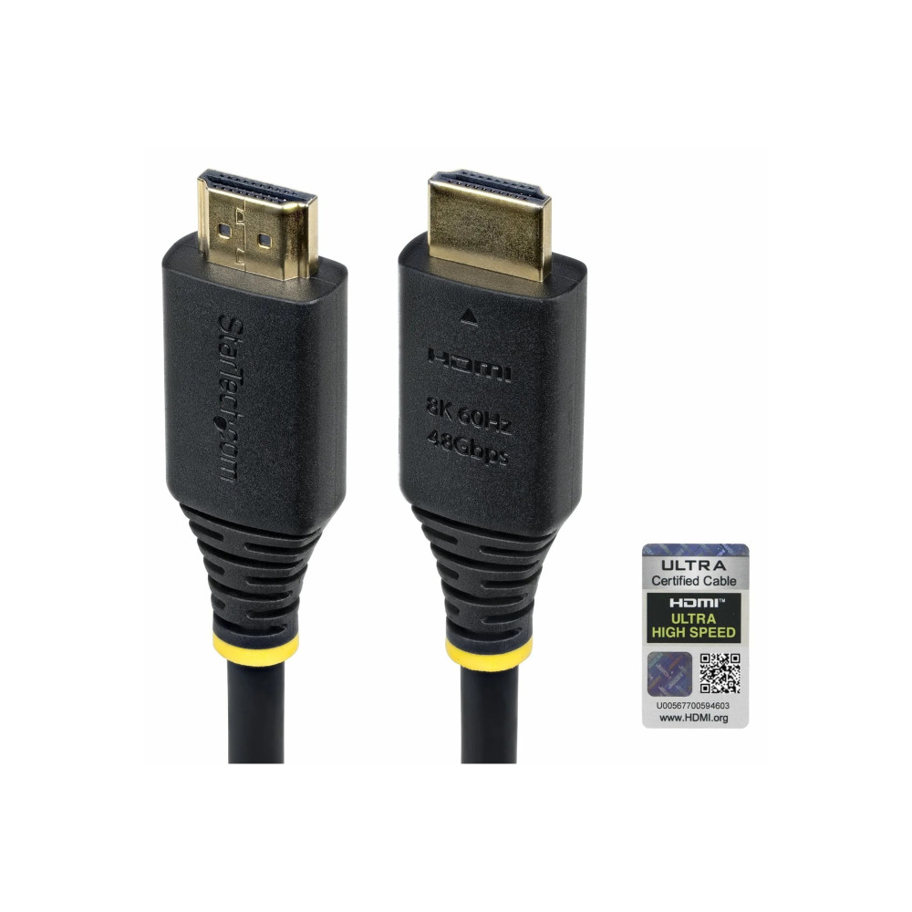 StarTech.com Ultra Alta Velocit├á - Cavo HDMI - HDMI maschile a HDMI maschile - 2 m - schermato - Nero - passivo, supporto per 4