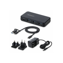 Hub StarTech.com - 3 x SuperSpeed USB 3.0 + 1 x USB-C (fornitura di energia)