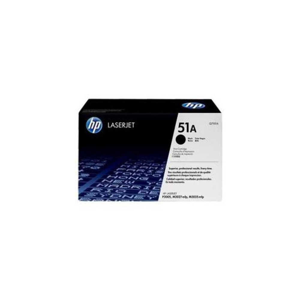 ORIGINAL HP toner nero Q7551A 51A ~6500 Seiten