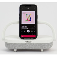 SPEAKER BLUETOOTH 10W LAMPADA BIANC DUDUU MOOD BIANCO X PC/SMARTPHONE