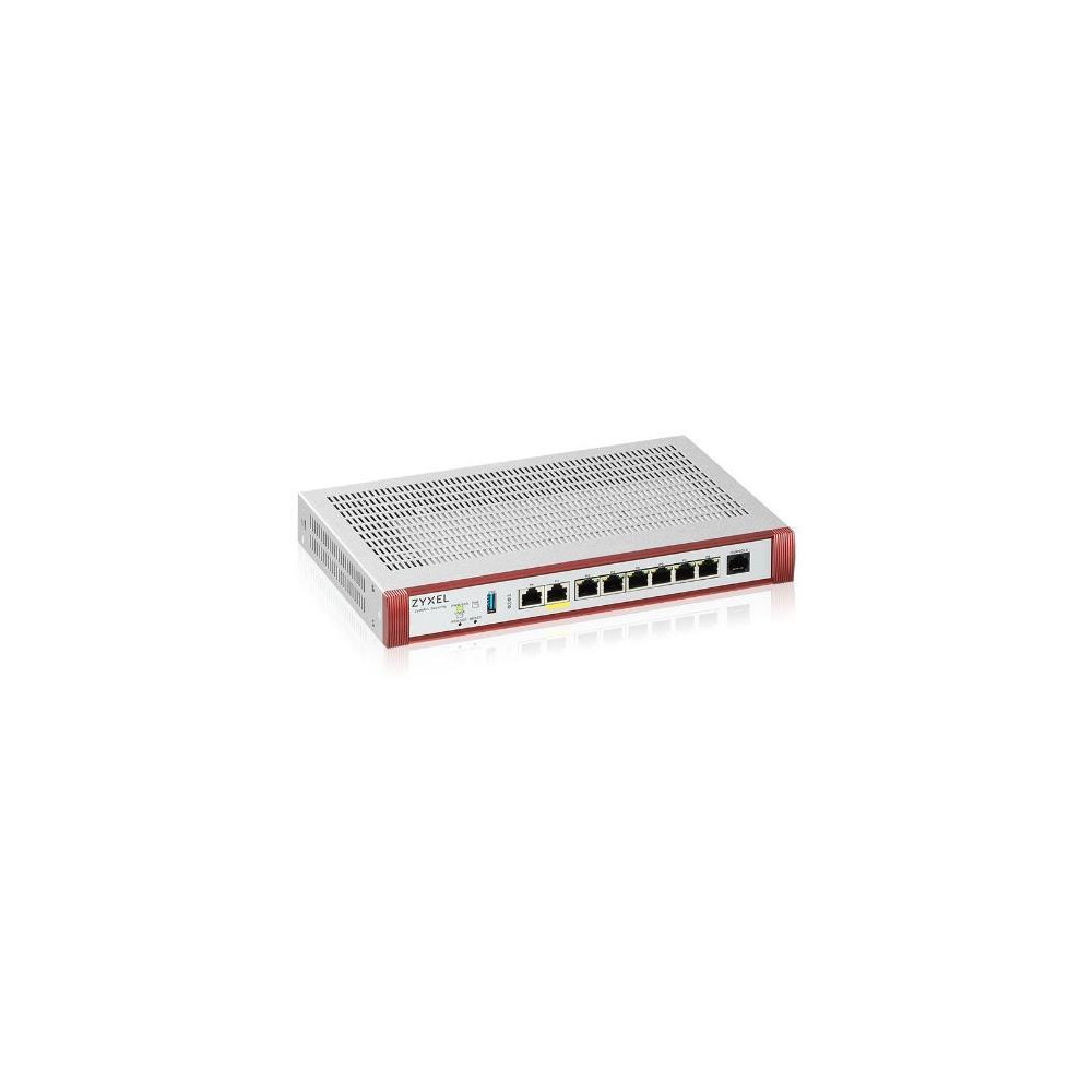FIREWALL ZYXEL USGFlex Security Gateway 100HP VPN: 50IPSec/L2TP, 25 SSL WAN, 7xLAN 1xPoE 30W, Desktop Fanless, fino a 25 utenti
