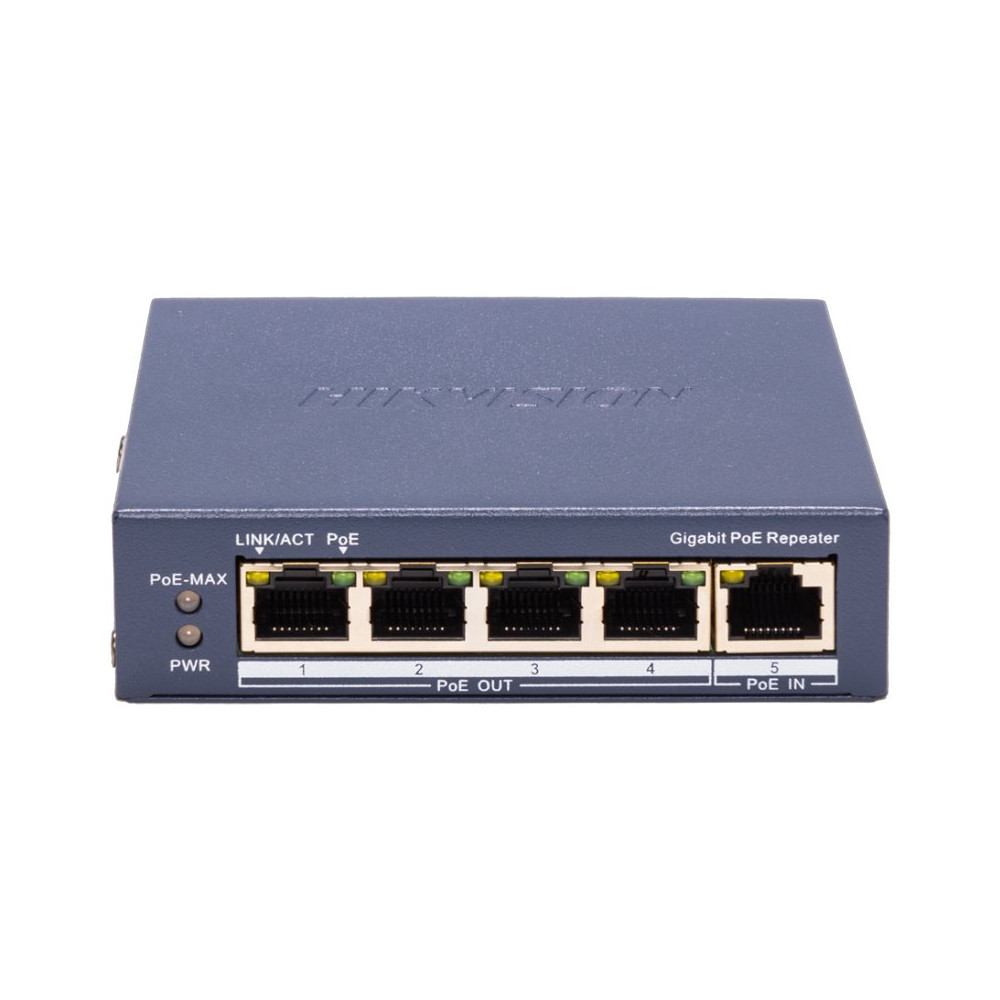 HIKVISION DS-3E0505P-E/R - PoE REPEATER GIGABIT - 60W HIKDS-3E0505P-E-R