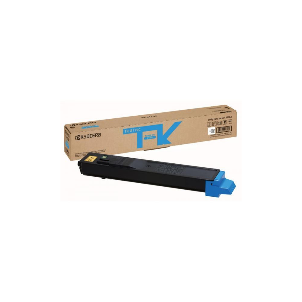 ORIGINAL Kyocera toner ciano TK-8115C 1T02P3CNL0 ~6000 Seiten