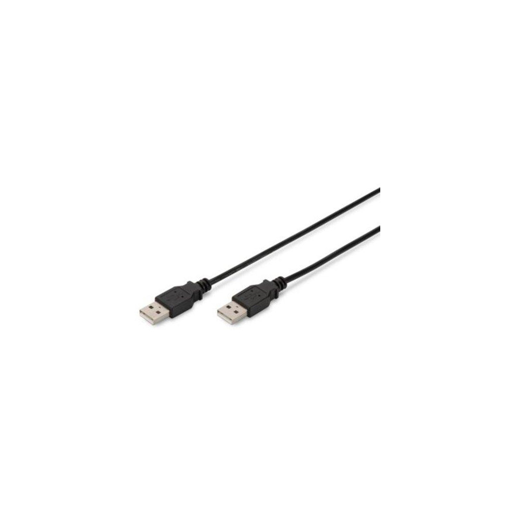 CAVO DIGITUS USB 2.0 A TO USB A, M-M, 1.8MT, NERO, LP8911B