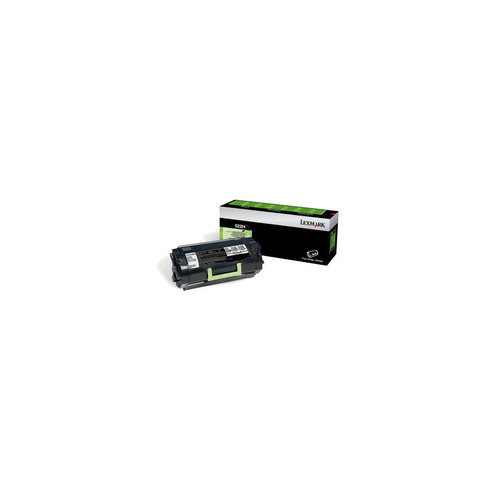 ORIGINAL Lexmark toner nero 522H 52D2H00 ~25000 Seiten cartuccia di stampa riutilizzabile