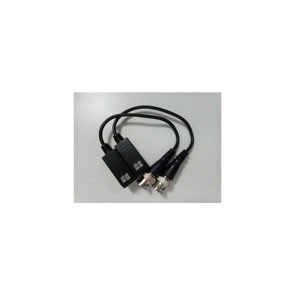 TRASMETTITORE PASSIVO HIKVISION HD-TVI SU CAVO CAT 5e DISTANZA TRASMISSIONE A COLORI 200MT CONF. 2PZ - DS-1H18S/E