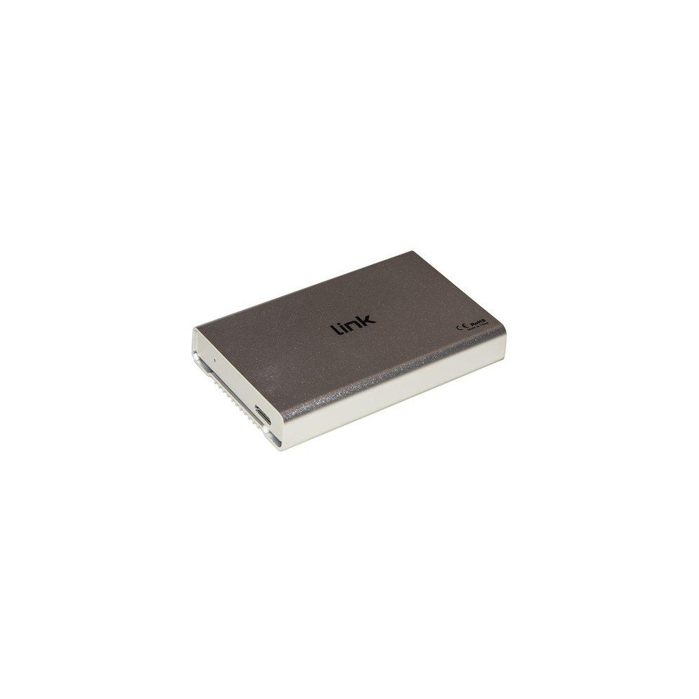 BOX ESTERNO LINK USB 3.0 PER HDD SATA 2,5" FINO A 12,5 MM DI SPESSORE Alloggiamento in alluminio Colore Argento LKLOD254