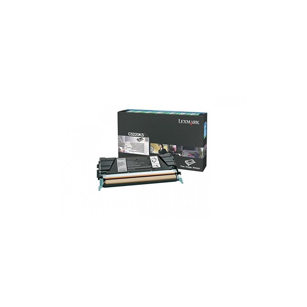 ORIGINAL Lexmark toner nero C5220KS C52x/53x ~4000 Seiten Restituzione- Cartuccia di toner