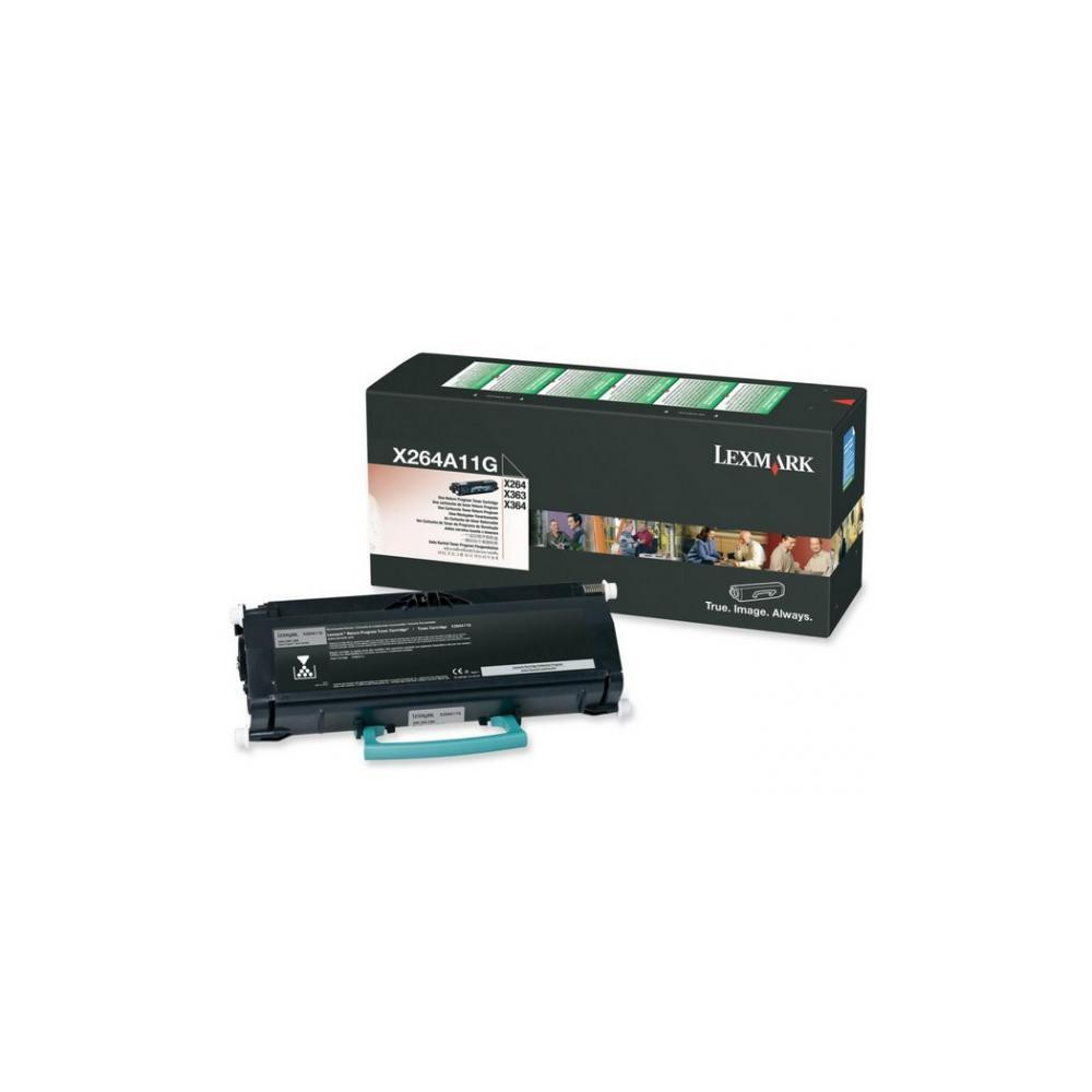 ORIGINAL Lexmark toner nero X264A11G X264/363/364 ~3500 Seiten