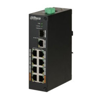 SWITCH 8P POE +1P SFP +1P GBIT V2 UNMANAGED - INDUSTRIALE DAHUA