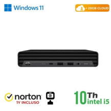 ULTRA MINI PC HP RINOVO REFURBISHED DM 600 800 G6 RN65522381 i5-10x00T 8GB SSD NEW 256GB W11P + CLOUD 20GB + NORTON RN65522381 H