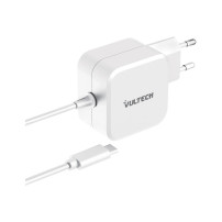 VULTECH AU-67WTC - ALIMENTATORE UNIVERSALE PER NOTEBOOK E SMARTPHONE CON CONNETTORE TYPE-C TECNOLOGIA GAN E FUNZIONE PPS VULAU-6