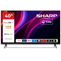 SHARP 40HE2245E - 40"" LED FHD -  FRAMELESS - COMP. TV SAT - AUDIO DOLBY DIGITAL+ / DTS HD - CHROMECAST - BLACK - IT SHA40HE2245
