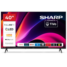 SHARP 40HE3245E - 40"" QLED FHD -  FRAMELESS - COMP. TV SAT - AUDIO DOLBY DIGITAL+ / DTS HD - CHROMECAST - BLACK - IT SHA40HE324
