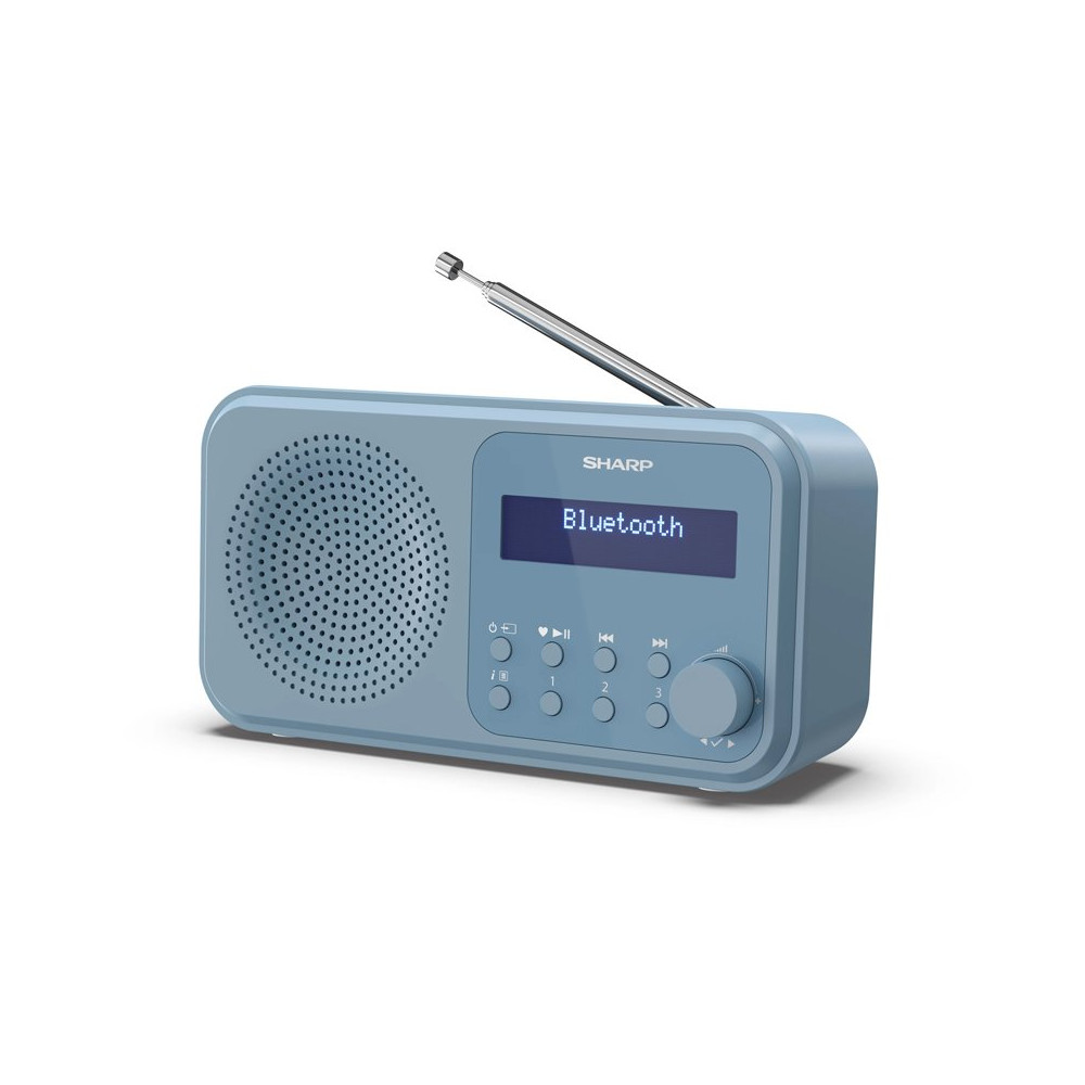 SHARP DR-P420(BL) - RADIO DIGITALE PORTATILE - DAB/DAB+ - LCD MONOCROMATICO - BLUETOOTH 5.0 - BLUE SHADRP420BL