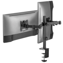 SUPERIOR SUPSPC002 - SUPPORTO UNIVERSALE DA TAVOLO PER DOPPIO MONITOR 17""-32""