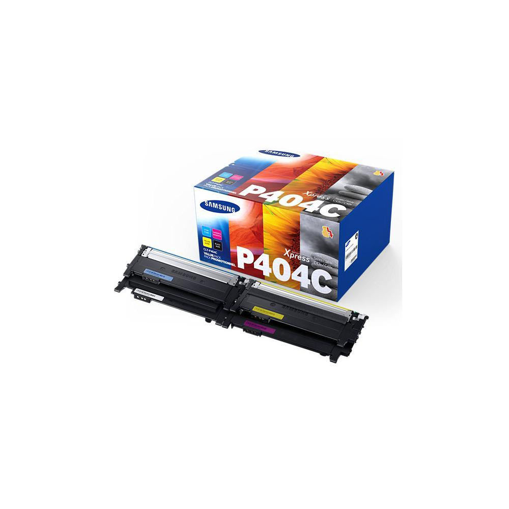 ORIGINAL Samsung Multipack nero / ciano / magenta / giallo CLT-P404C SU365A ~4500 Seiten rainbow kit