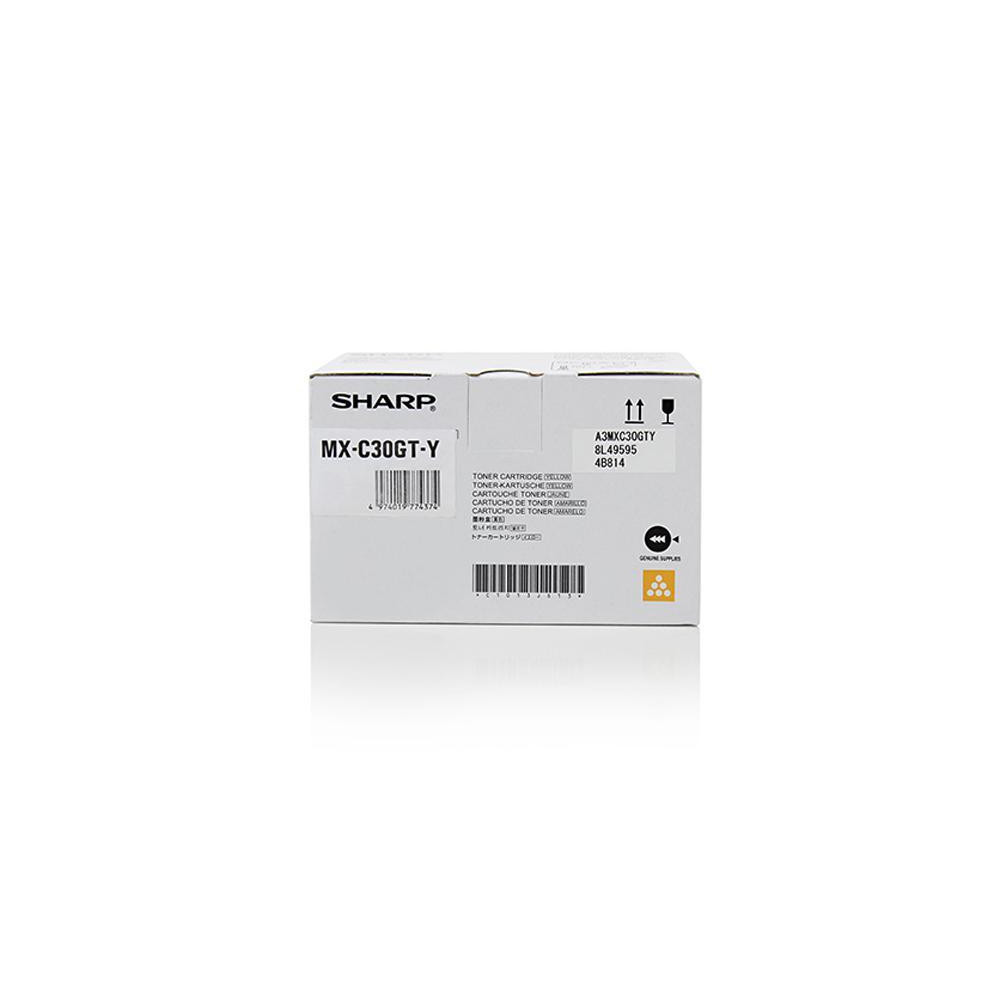 ORIGINAL Sharp toner giallo MX-C30GTY ~6000 Seiten