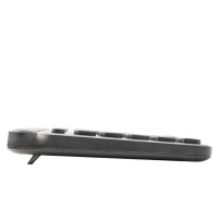 itek DGT W42B tastiera Universale RF senza fili + Bluetooth QWERTY Inglese, Italiano Nero