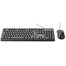 itek DEC C01 tastiera Mouse incluso Universale USB QWERTY Inglese, Italiano Nero