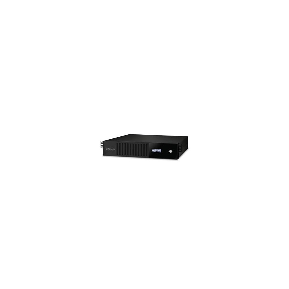 UPS ATLANTIS A03-HP1201-RC 1200VA (720W) Server Rack-2U Sinewave Line Interactive con AVR Boost e Buck LCD 6*IEC sw contr. incl.