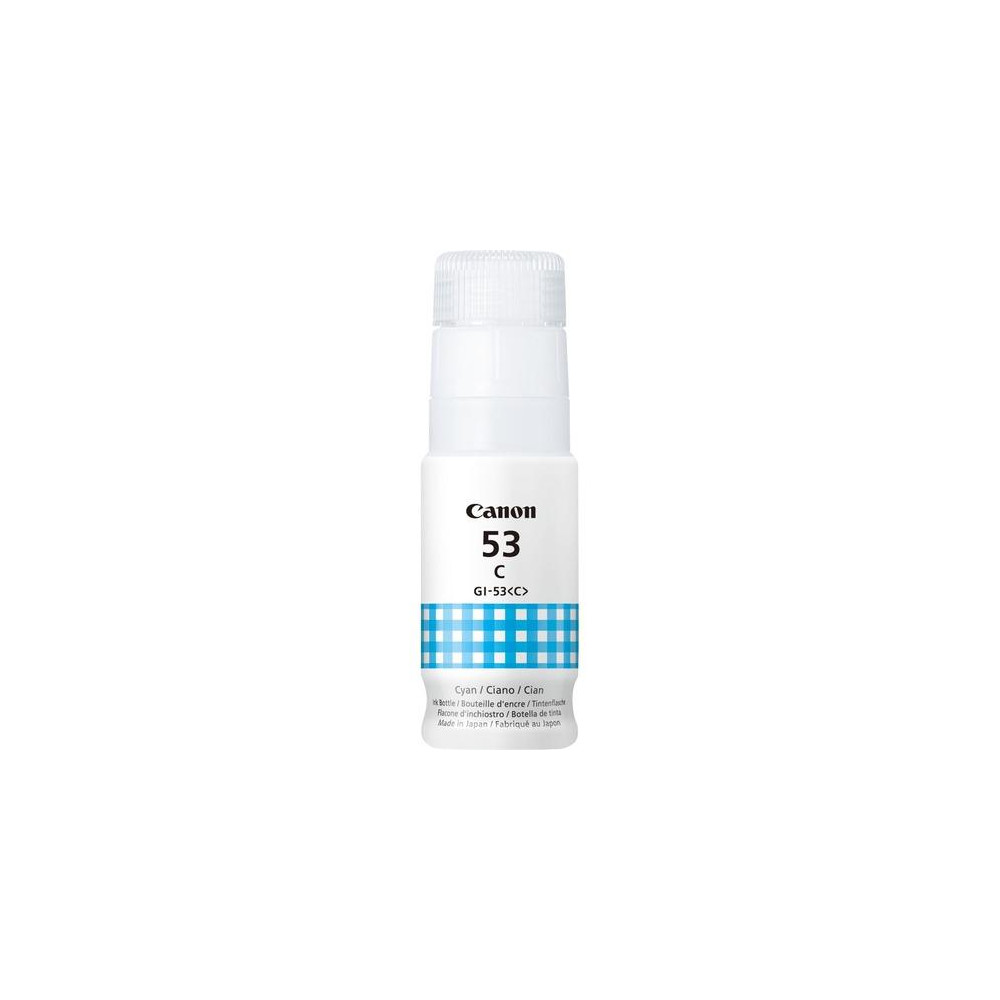 INK CANON GI-53 C Ciano Flacone da 60ml 3.700PP x PIXMA G550 G650