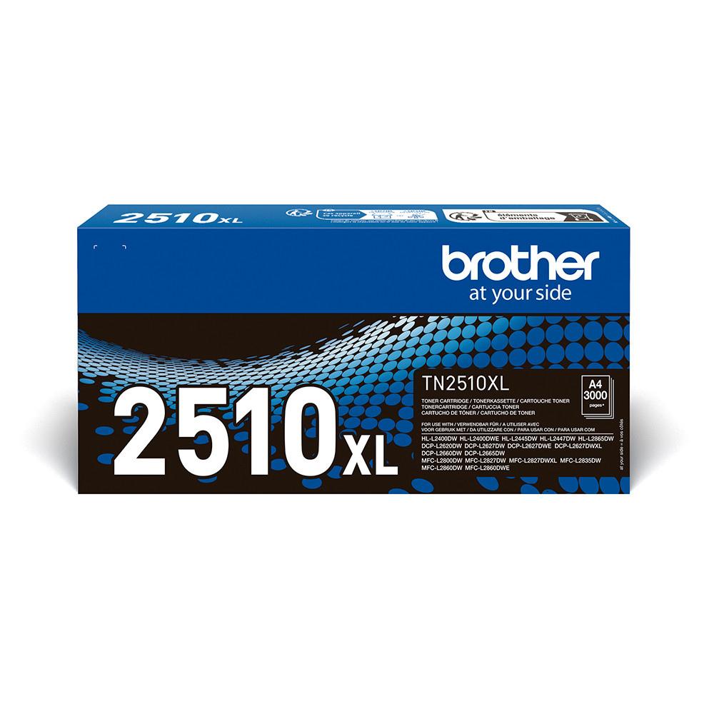 TONER BROTHER TN2510XL NERO PER MFC L2860DE/2827/2800 DCPL2620