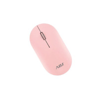 MOUSE WIRLESS OTTICO 3D EGG PINK 1000 DPI 3 TASTI PLUG&PLAY ADJ