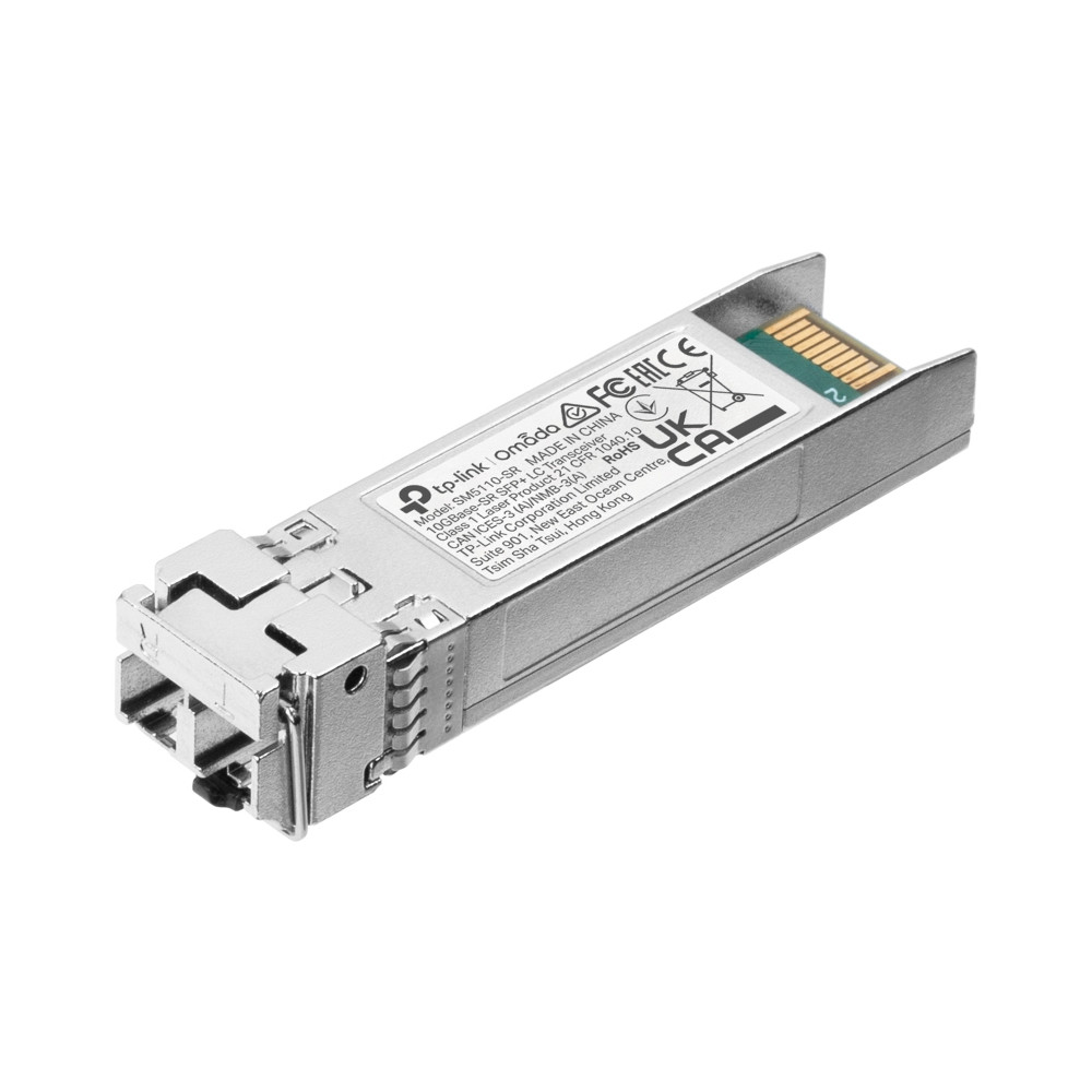 FIBER CONVERTER TP-LINK SM5110-SR 10Gbase-SR SFP+ LC Transceiver, 850nm Multi-mode, LC Duplex Connector, Up to 300m Distance