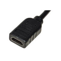 CAVO ADATTATORE LINK DISPLAYPORT MASCHIO A HDMI FEMMINA 4Kx2K 15cm LKADAT20