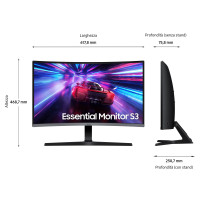 MON 27VA  HDMI 100HZ VGA MM CURVO LS27D396GAUXEN S39GD 250CD