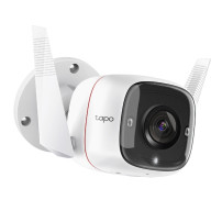 TELECAMERA TP-LINK Outdoor Tapo TC65 Wi-Fi/Ethernet 3MP,2.4GHz,2T2R, Vis Nott 25mt,Audio bidirez,contr Vocal, Allarme integrato