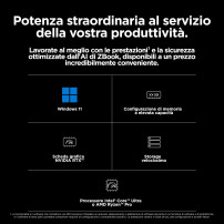 WORKSTATION MOBILE HP ZBOOK POWER G11 98N73ET 16" Ultra9 185H 32GB SSD1TB NVIDIA RTX A1000 6GB Wolf Pro Security W11P