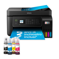 MULTIFUNZIONE EPSON EcoTank ET-4800 A4 33/15PPM 100FF FAX ADF LAN WiFi USB Epson Connect Display LCD