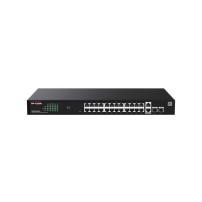 IP-COM SWITCH POE MANAGED L2, 28 PORT, 26 POE, 2 SFP