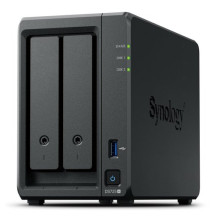 SYNOLOGY NAS TOWER 2X SATA, 2X NVME, MAX 40 CAM, RYZEN R1600, 4GB ECC, 2.5GBE, USB, ESATA,  compatibilit solo con i dischi synol