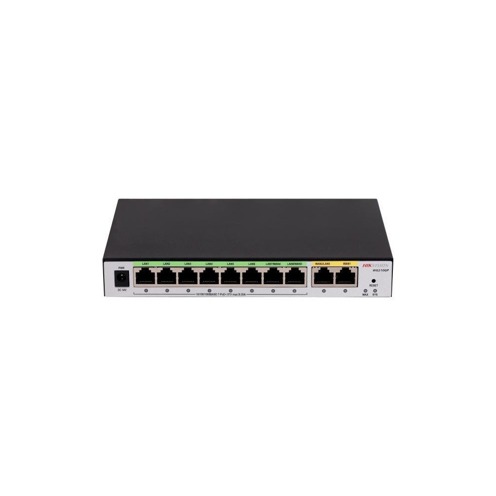 HIKVISION CONTROLLER 8-PORT GIGABIT POE, AP CONTROLLER, 200 USERS