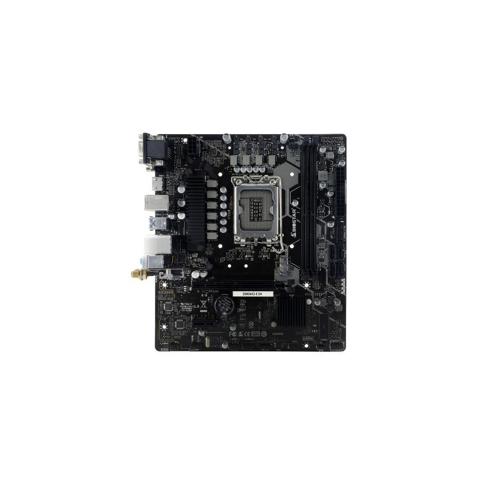 MB BIOSTAR Z690MX2-E D4 LGA1700 (ALDER LAKE) 2DDR4 HDMI+DVI+VGA PCIE, M2, mATX - Z690MX2-E D4